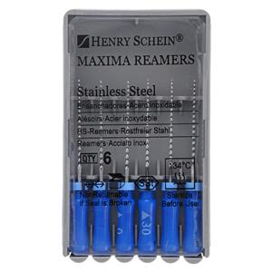 Maxima Hand Reamer 21 mm Size 30 Stainless Steel Blue 6/Pk