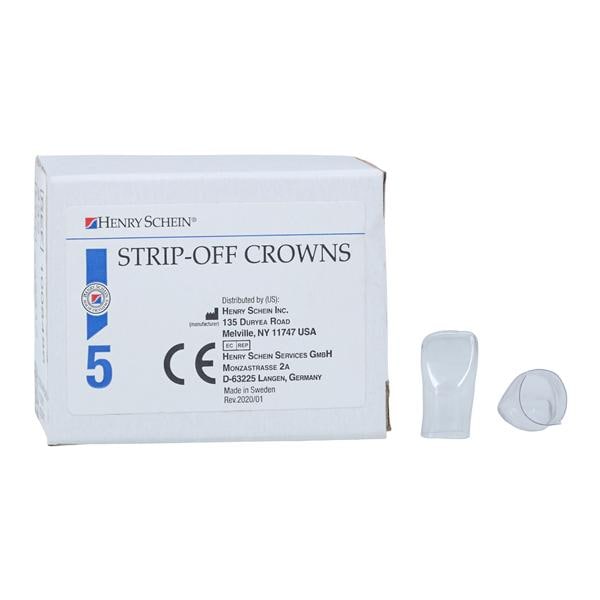 Strip Off Crown Form Size 114 Rep Crns Upper Right Central Anterior 5/Pk