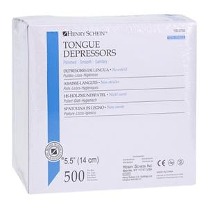 Henry Schein Abaisse-langue Bois Junior 500/boîte