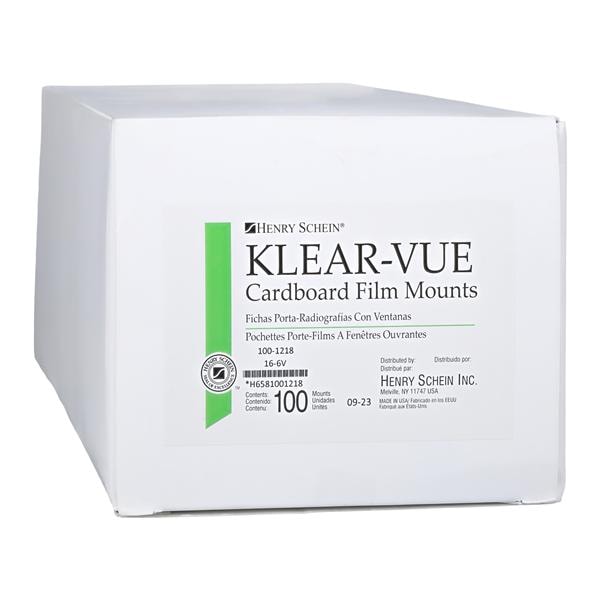 X-Ray Mounts 10H-6V #2 Gray Cardboard 100/Bx