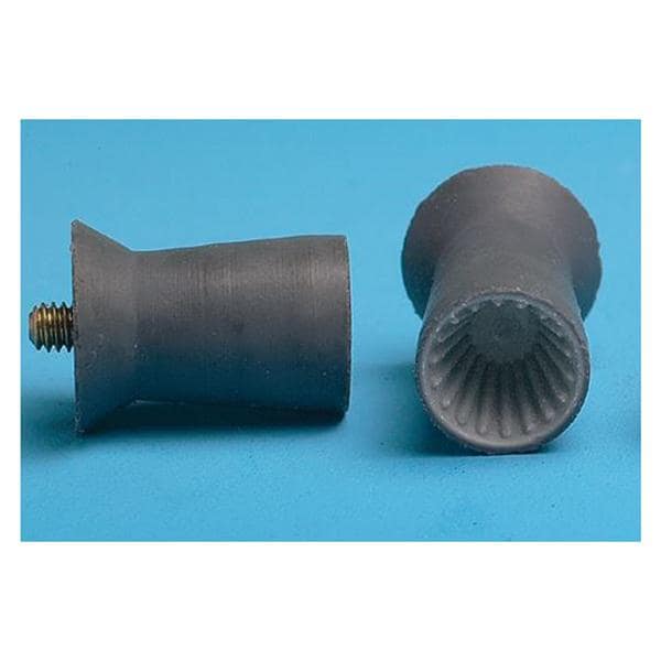 Prophy Cups Ribbed Soft Screw Type Gray 36/Pk