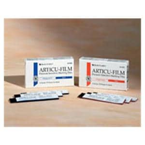 Articu-Film Articulating Film Strips Red Double Sided 25 Sheets/Book 18/Bx