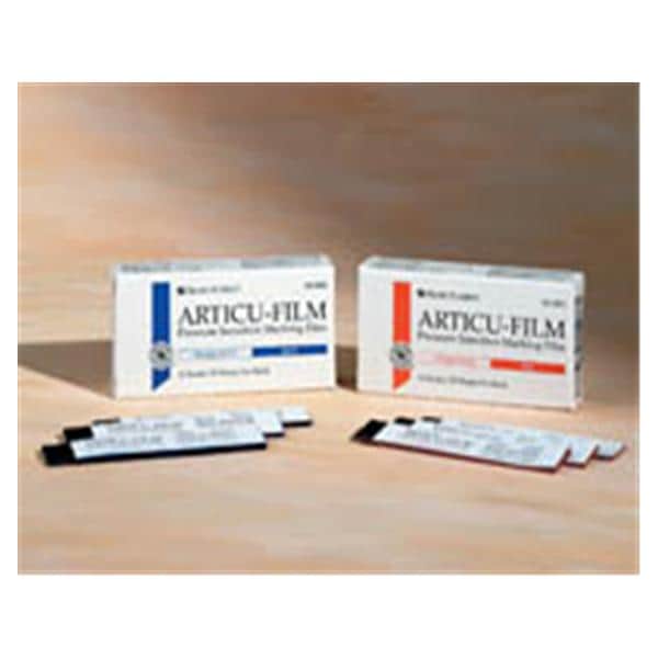 Articu-Film Articulating Film Strips Red Double Sided 25 Sheets/Book 18/Bx