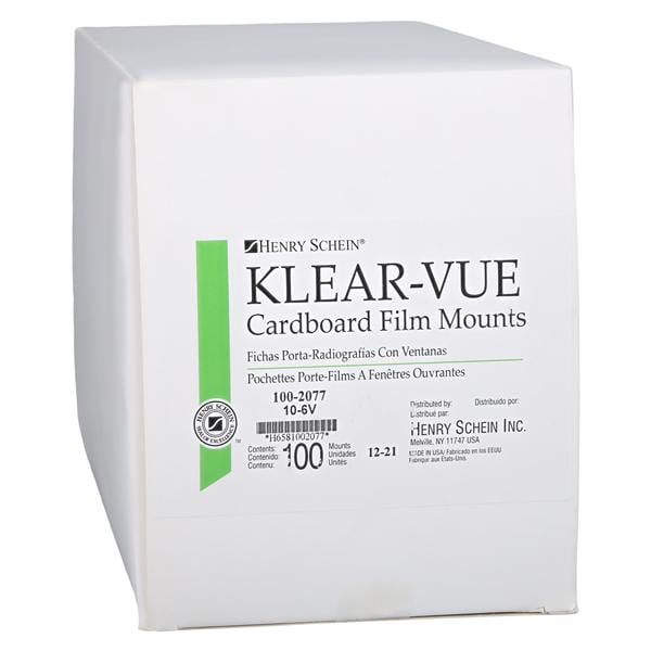 X-Ray Mounts 4H-6V #2 Gray Cardboard 100/Bx