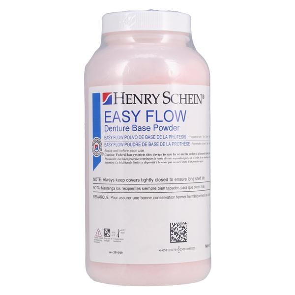 Easy Flow Denture Resin Heat Cure Light Fibered 1Lb/Pk