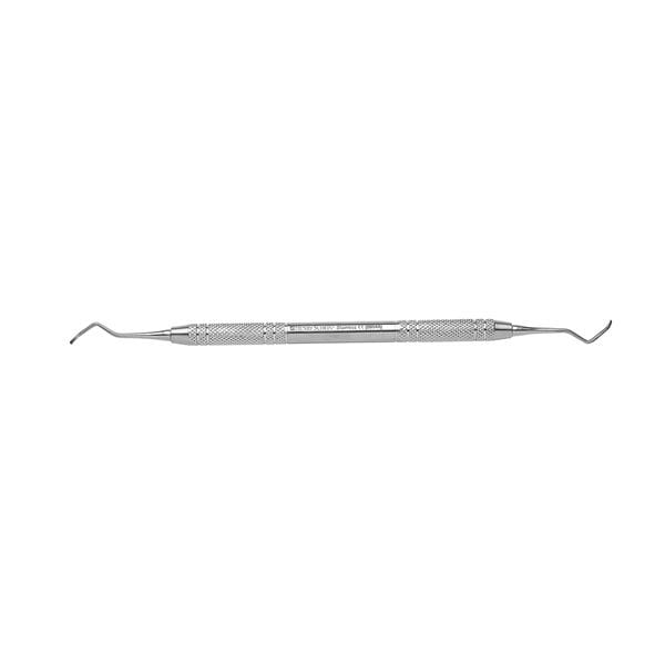 Curette Columbia Double extrémité 13/14 Manche solide Acier inoxydable Ch.