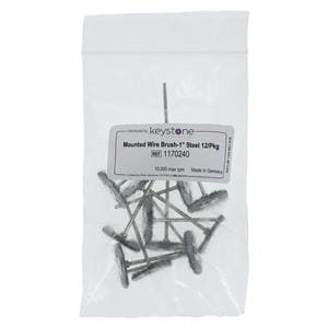 Wire Brush Steel 12/Pk