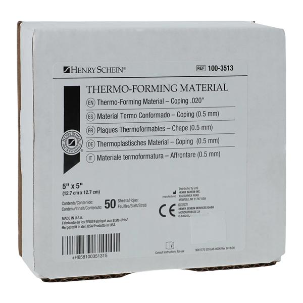 Laminate Mouthguard Material .020 50/Bx