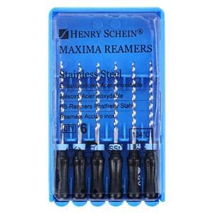 Maxima Hand Reamer 21 mm Size 80 Stainless Steel Black 6/Pk