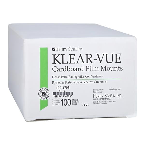 X-Ray Mounts 4H #0 Gray Cardboard 100/Bx