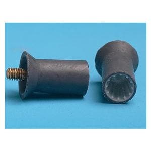 Prophy Cups Ribbed Soft Screw Type Gray Midget 36/Pk