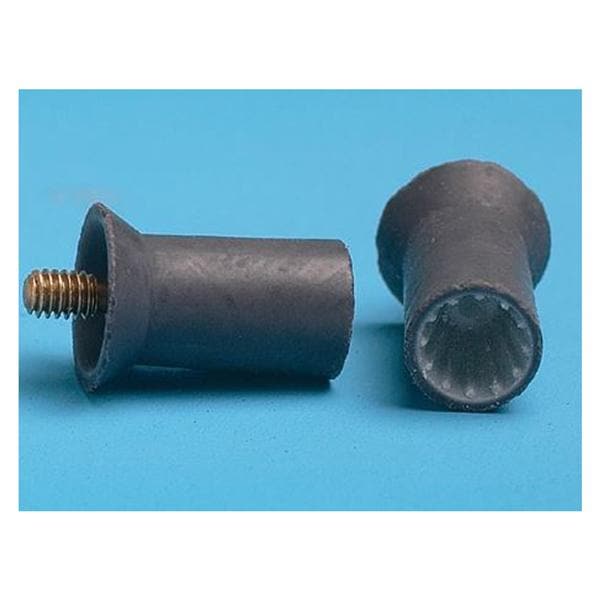 Prophy Cups Ribbed Soft Screw Type Gray Midget 36/Pk