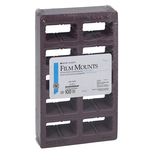 X-Ray Mounts 10BW #3 Opaque Gray Plastic 100/Bx