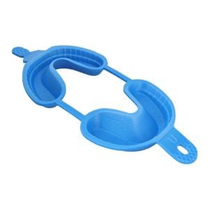Dual Arch Fluoride Trays Large With Hinge Blue Disposable 100/Bx