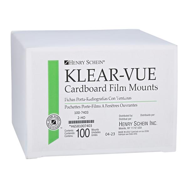 X-Ray Mounts 2H #0 Gray Cardboard 100/Bx
