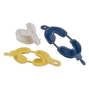 Porte-fluor Double arcade Mousse Grand Avec Charnière Bleu Jetable 30/boîte