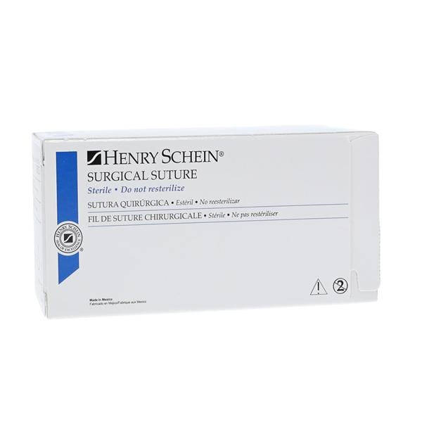 HS sutur soie noir tressé 12/Boîte