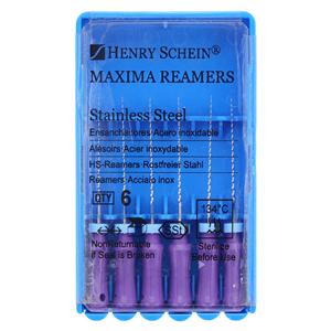 Maxima Hand Reamer 21 mm Size 10 Stainless Steel Purple 6/Pk