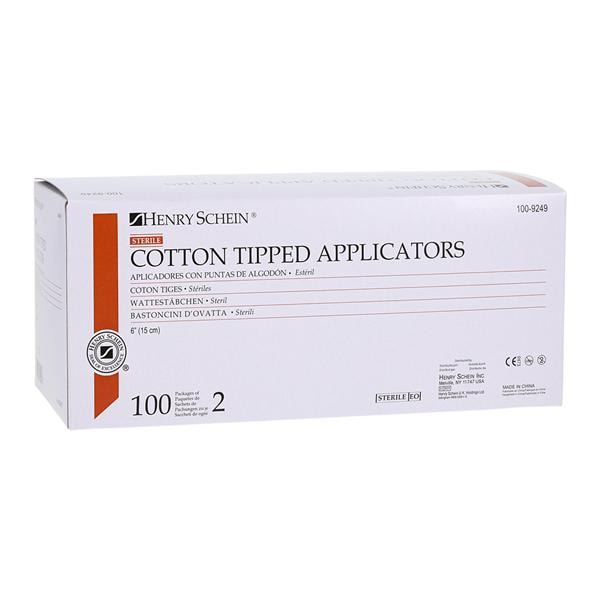 HSI Applicateur À bout de coton Stérile 6 po Boîte
