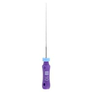 Maxima Hand K-File 25 mm Size 10 Stainless Steel Purple 6/Pk