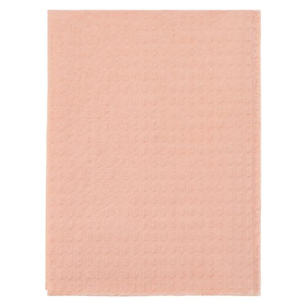 TIDI Choice Waffle Towel Bib 2 Ply Tiss/Poly 13 in x 18 in Pch Disposable 500/Ca