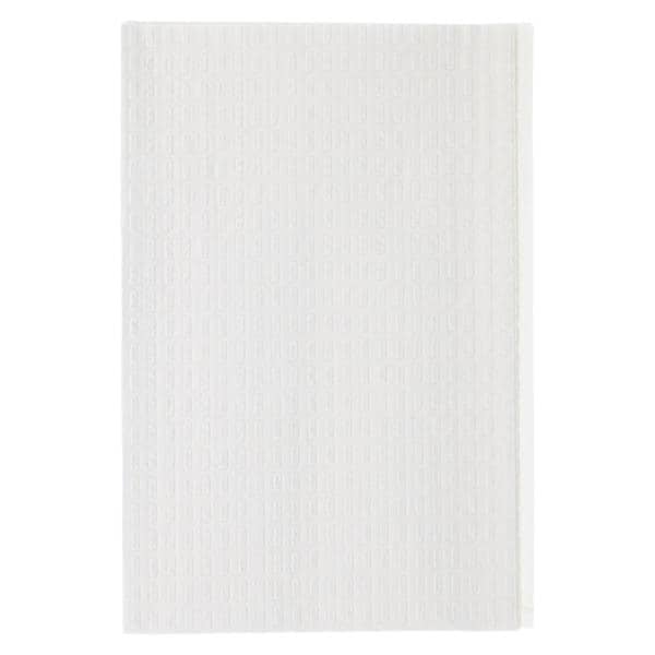 TIDI Ultimate Waffle Towel Bib 3 Ply Tiss/Poly 13 in x 18 in Wt Dsp 500/Ca