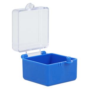 Bte cour/pts 1 po bleu/transp 100/Paquet