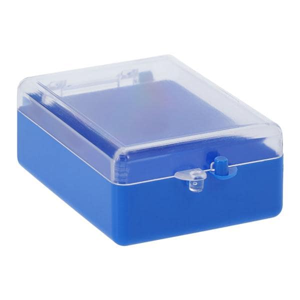 Boîte C&P 1 transp/bleu 100/Paquet