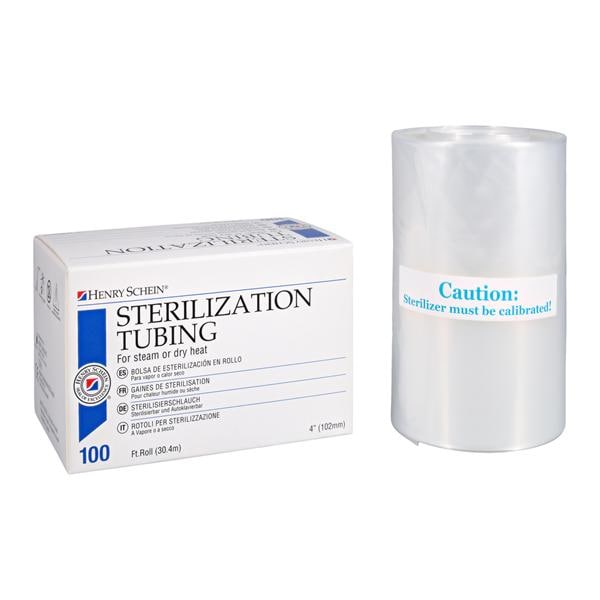 Tubes Stérilisation 100 pi x 4 po Transparent 100 pi/rouleau