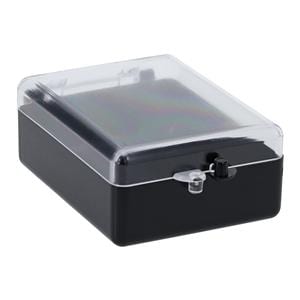 Bte cour./pts 2 po noir/transp 100/Paquet