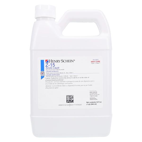 Z-15 Denture Resin Special Blend Heat Cure 1Qt/Ea