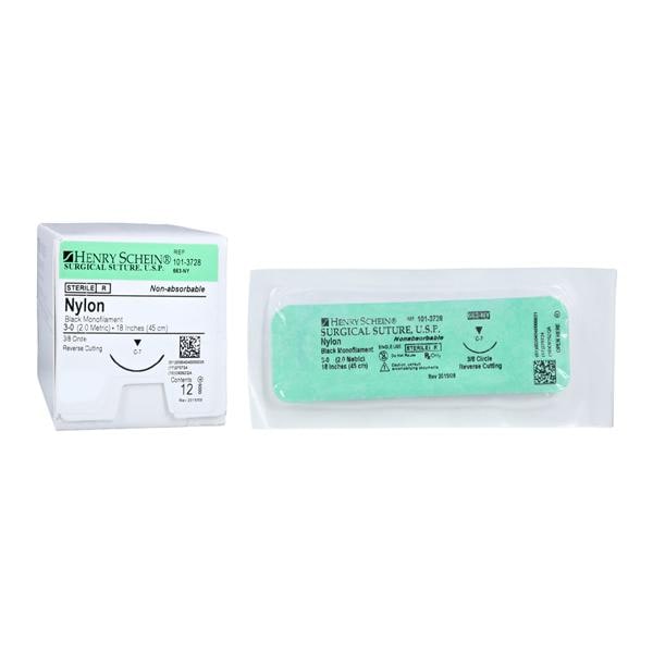 HS suture nylon noir 12/Boîte