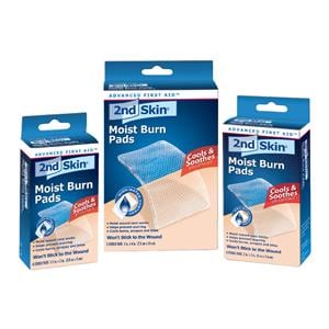 2nd Skin Moist Hydrogel Burn Pad 2x3" Sterile Pad