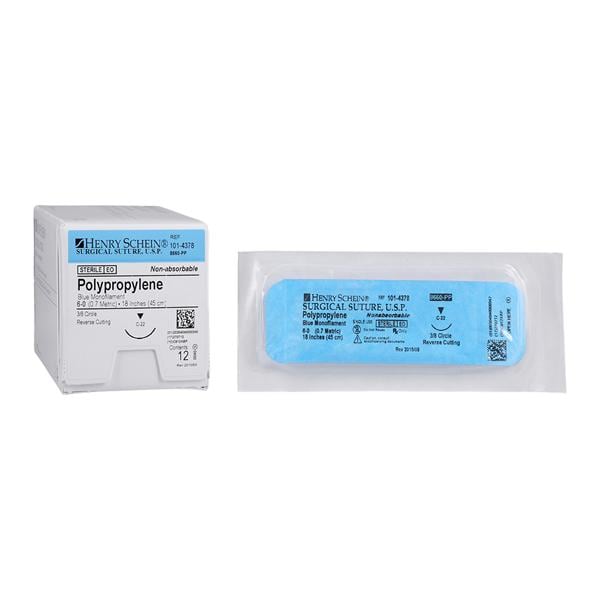 Sutures C-22 6-0 Polypropylène 12/Boîte