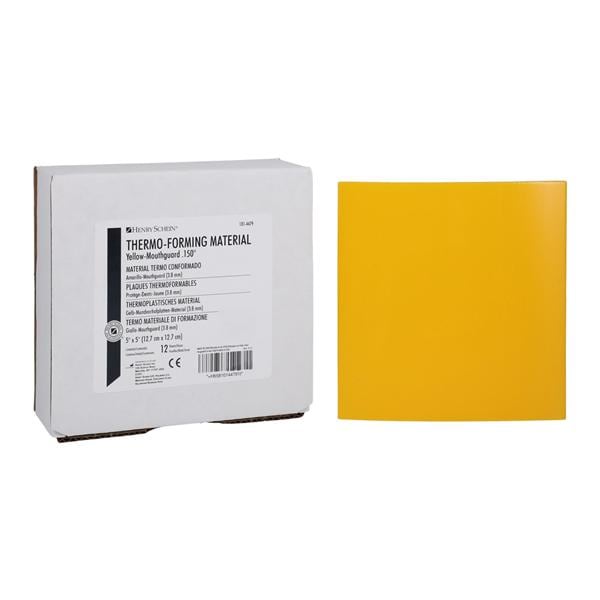Laminate Mouthguard Material Yellow .150 12/Bx