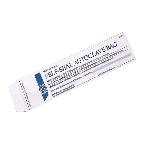 Sac Stérilisation 10,5 po Blanc 1000/boîte