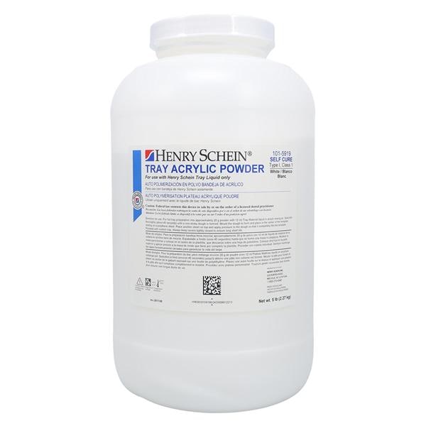 Poudre Acratray blanc 5Lb/Bouteille