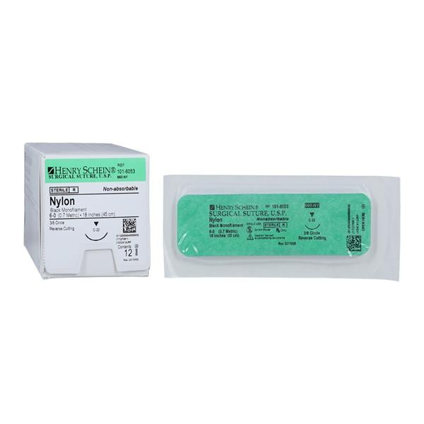 Suture sC-22 6-0 Nylon noir 18 12/Boîte