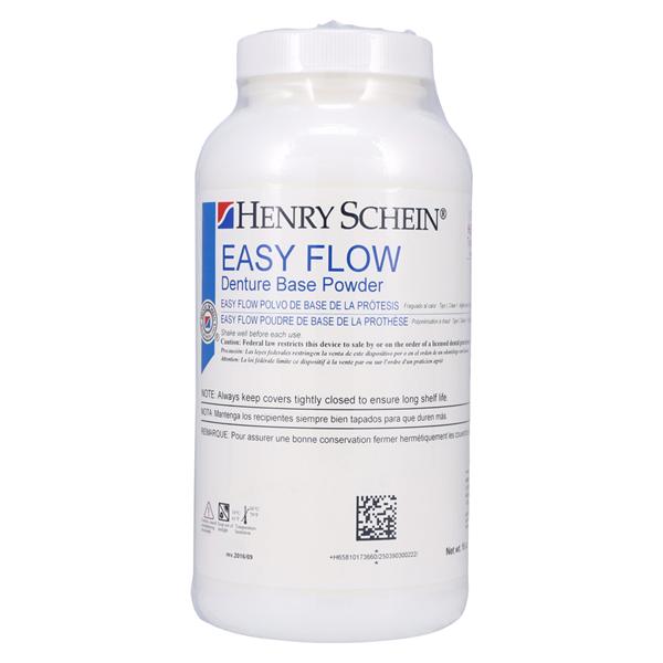 Easy Flow Denture Resin Heat Cure Clear 1Lb/Pk