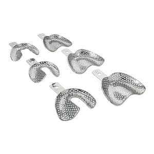 Denture Impression Tray Perforated Edentulous Bx