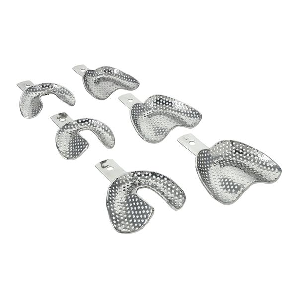 Denture Impression Tray Perforated Edentulous Bx