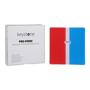 Tri-Color Laminate Mouthguard Material Red/White/Blue .160 12/Pk