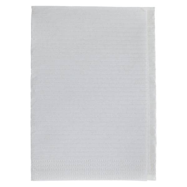 Crosstex Patient Towel 3 Ply Tissue 13 in x 19 in White Disposable 500/Ca
