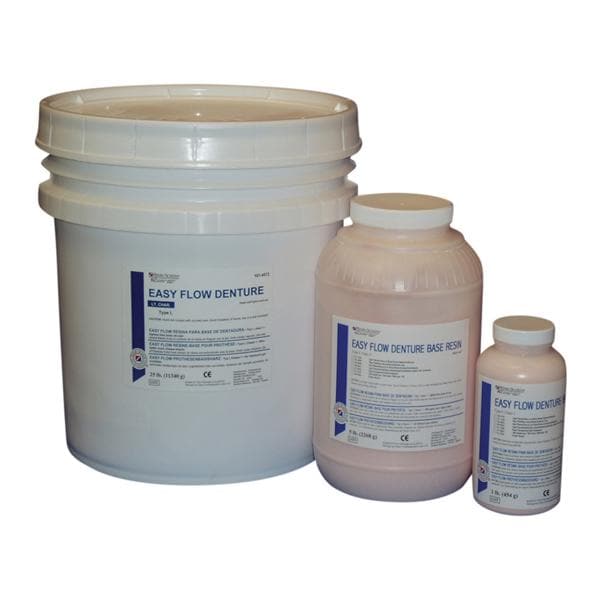 Easy Flow Denture Resin Heat Cure Clear 25Lb