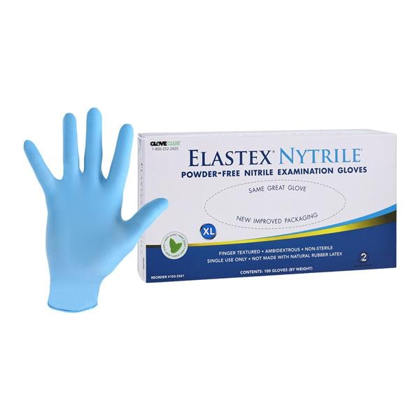 Elastex Nytrile Nitrile Gants Très grand Non stérile Bleu Menthe 100/boîte