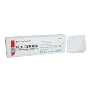 Éponge Non tissé Mélange rayonne/polyester 3x3 po 4 épai. Non Stér 200/pqt