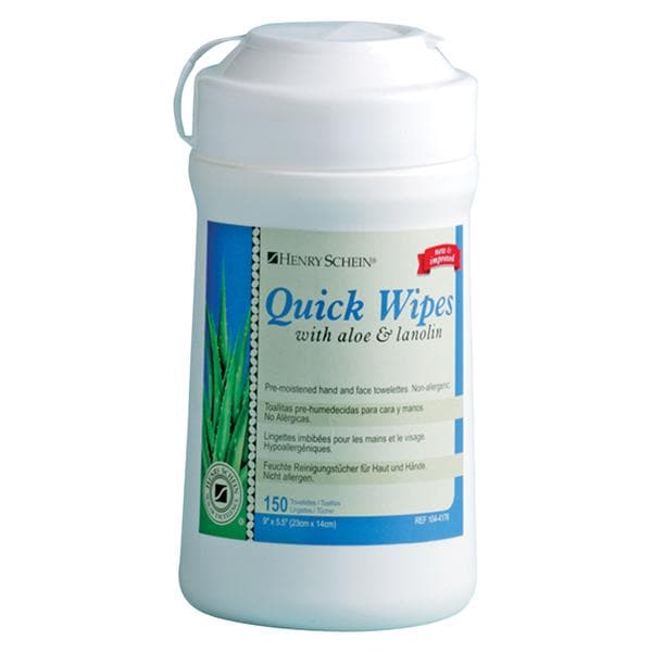 HS Quick Wipes 150/Tub, 24 EA/CA