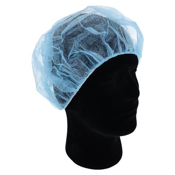 Capuchon Bouffant 21 po Bleu Jetable 100/boîte