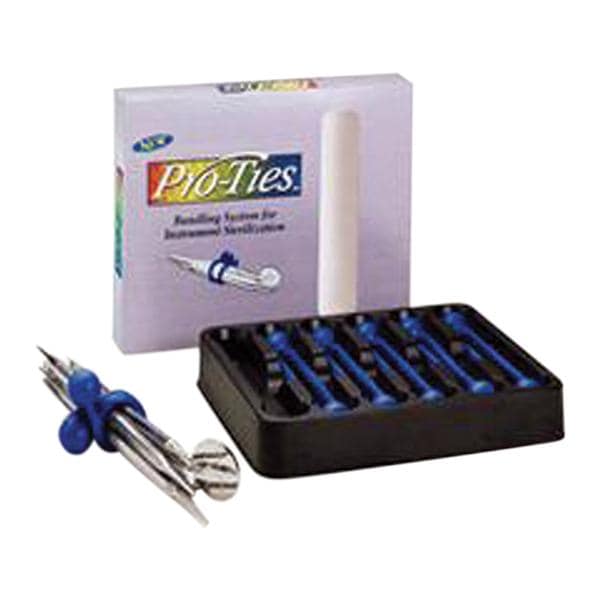 Pro-Ties Système de mise en lot Bleu 6/paquet