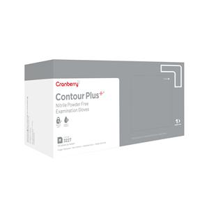 Contour Plus Nitrile Gants Moyen Non stérile Blanc pro 100/boîte